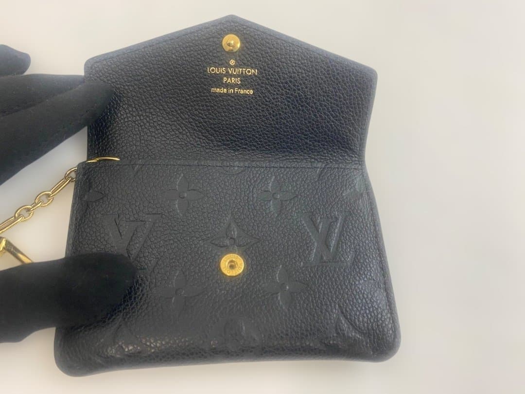ルイヴィトン モノグラム アンプラント ポシェット クレ ブラック M60633