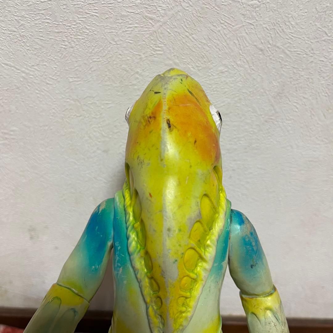 メトロン星人　マルサン　円谷プロ　ソフビ　当時物