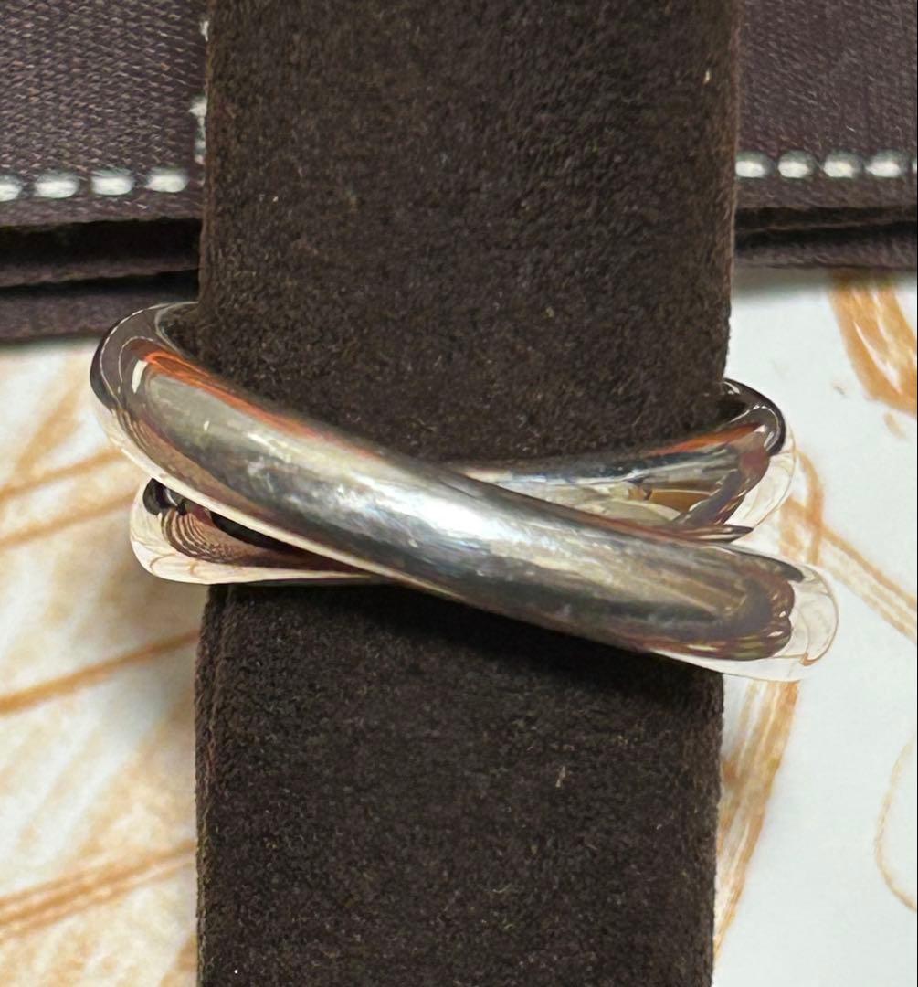 HERMES ヴェルティージュリング サイズ54号 シルバー