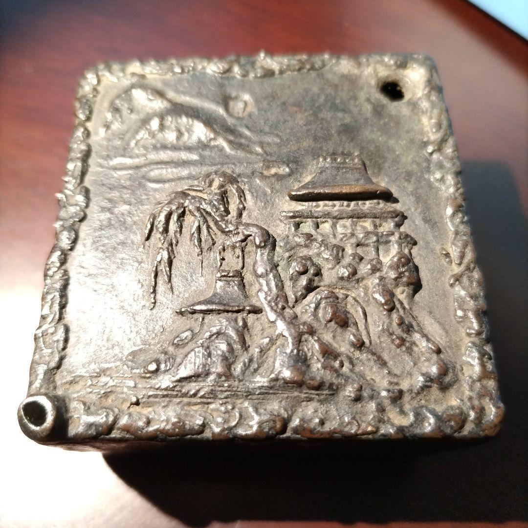 水滴 文化遺産オンライン 骨董品 古銅山水文水滴