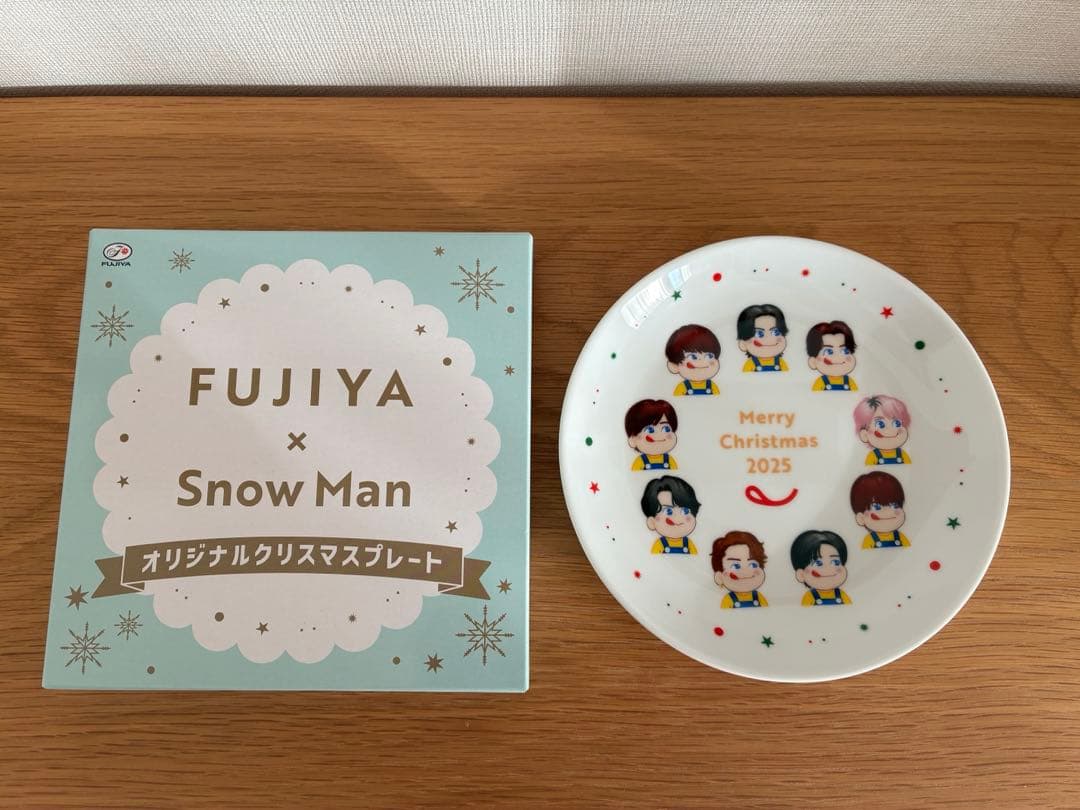 FUJIYA x Snow Man クリスマスプレート 2025 - メルカリ