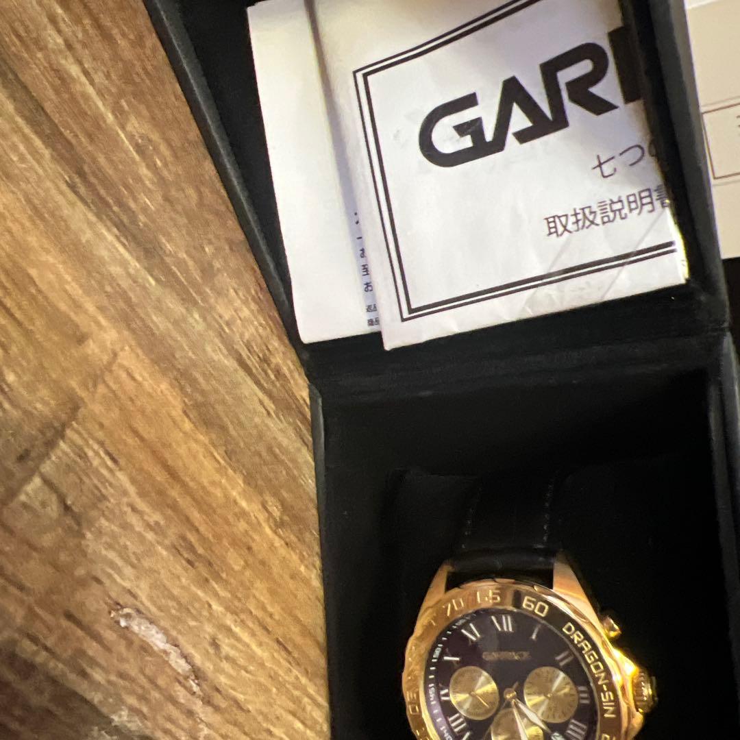 七つの大罪 メリオダス モデル メンズ 腕時計 ブラック　GARRACK