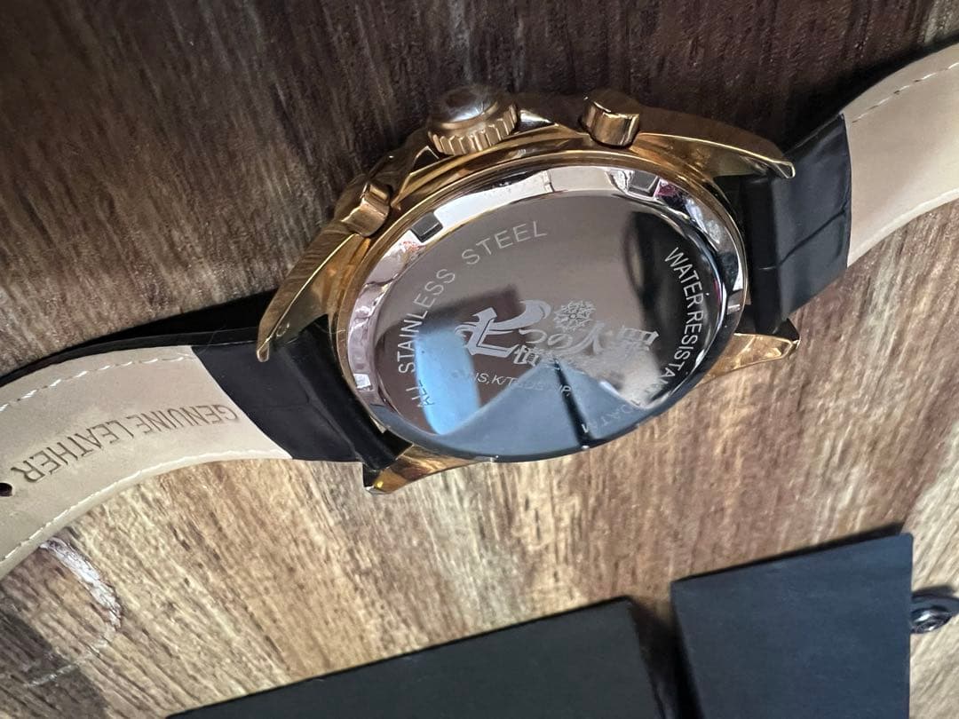 七つの大罪 メリオダス モデル メンズ 腕時計 ブラック　GARRACK