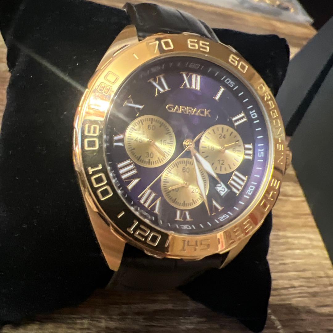 七つの大罪 メリオダス モデル メンズ 腕時計 ブラック　GARRACK