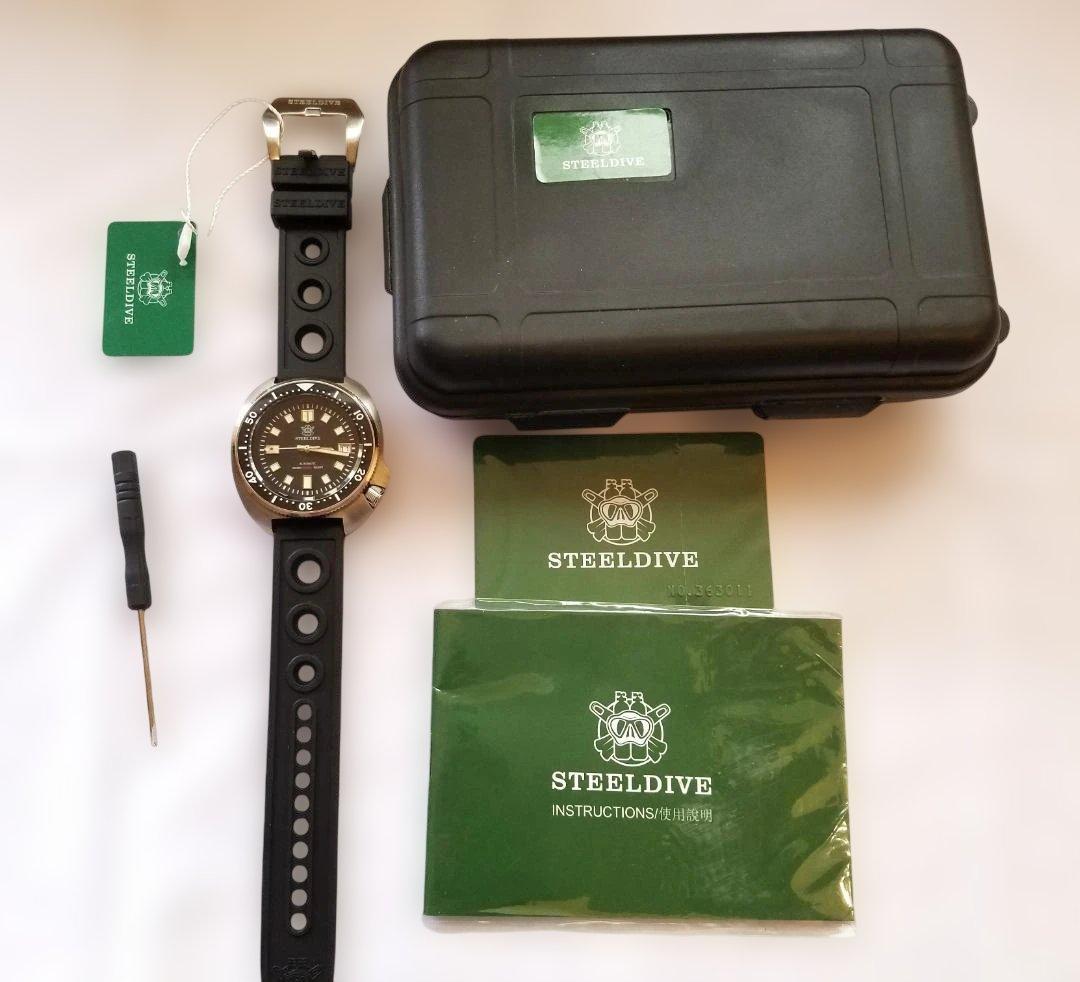 STEELDIVE ダイバーウォッチ 自動巻き 未使用品 SD1970