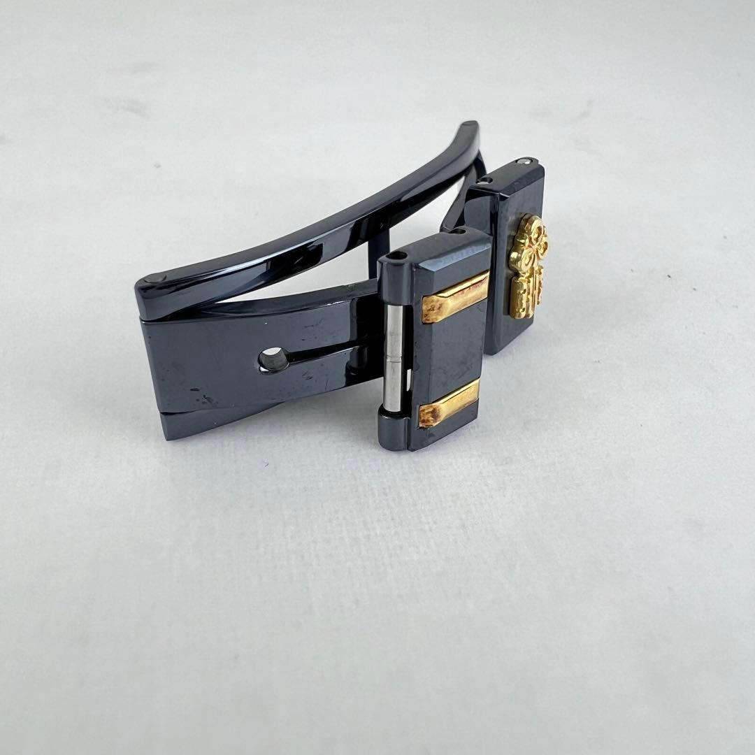 パーツ取り用 ❗️コルム レディース 中留のみ（ロゴ付き）ガンブルー 時計