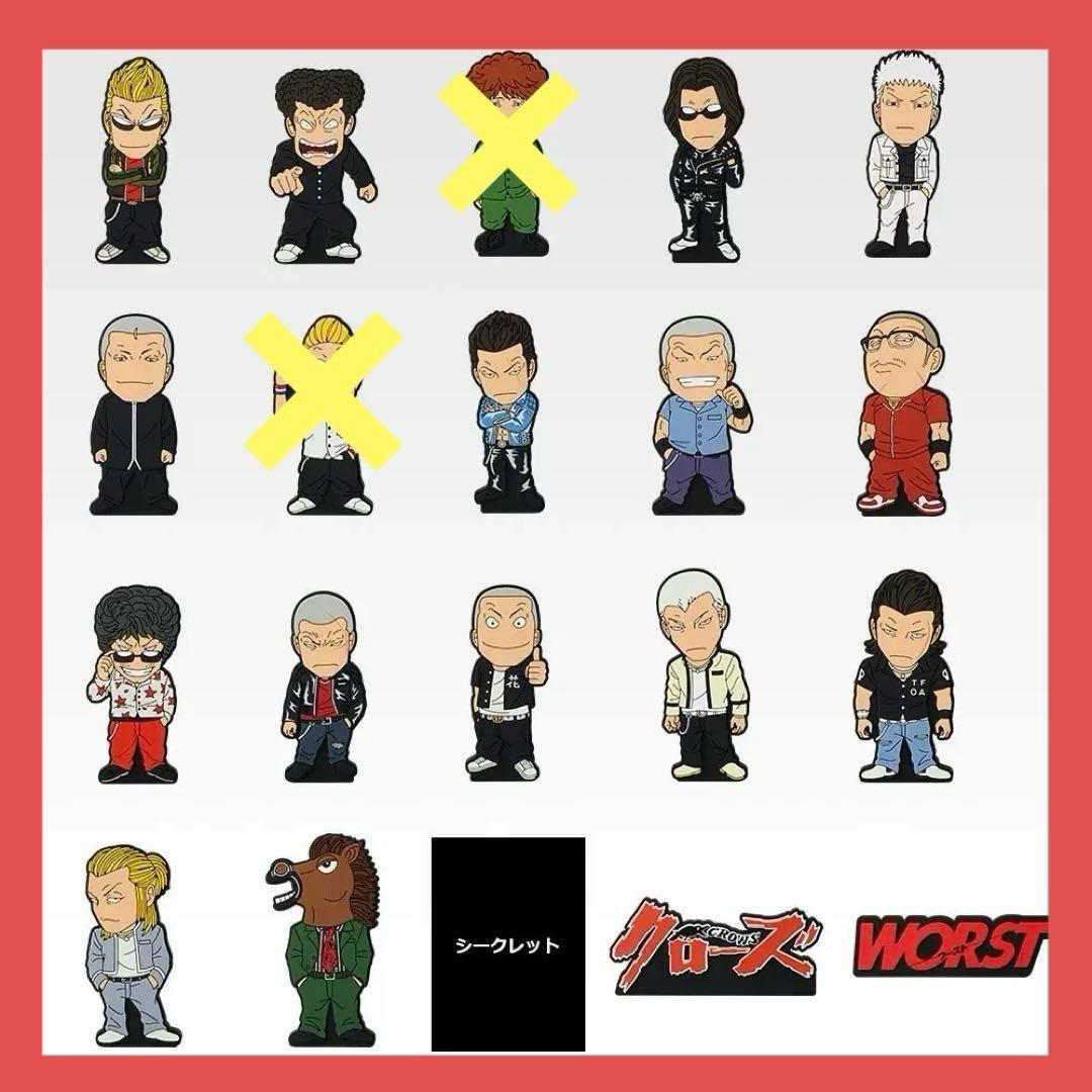 一番くじ クローズ＆WORST ～さすらいの鴉たち～ I賞ラバースタンド