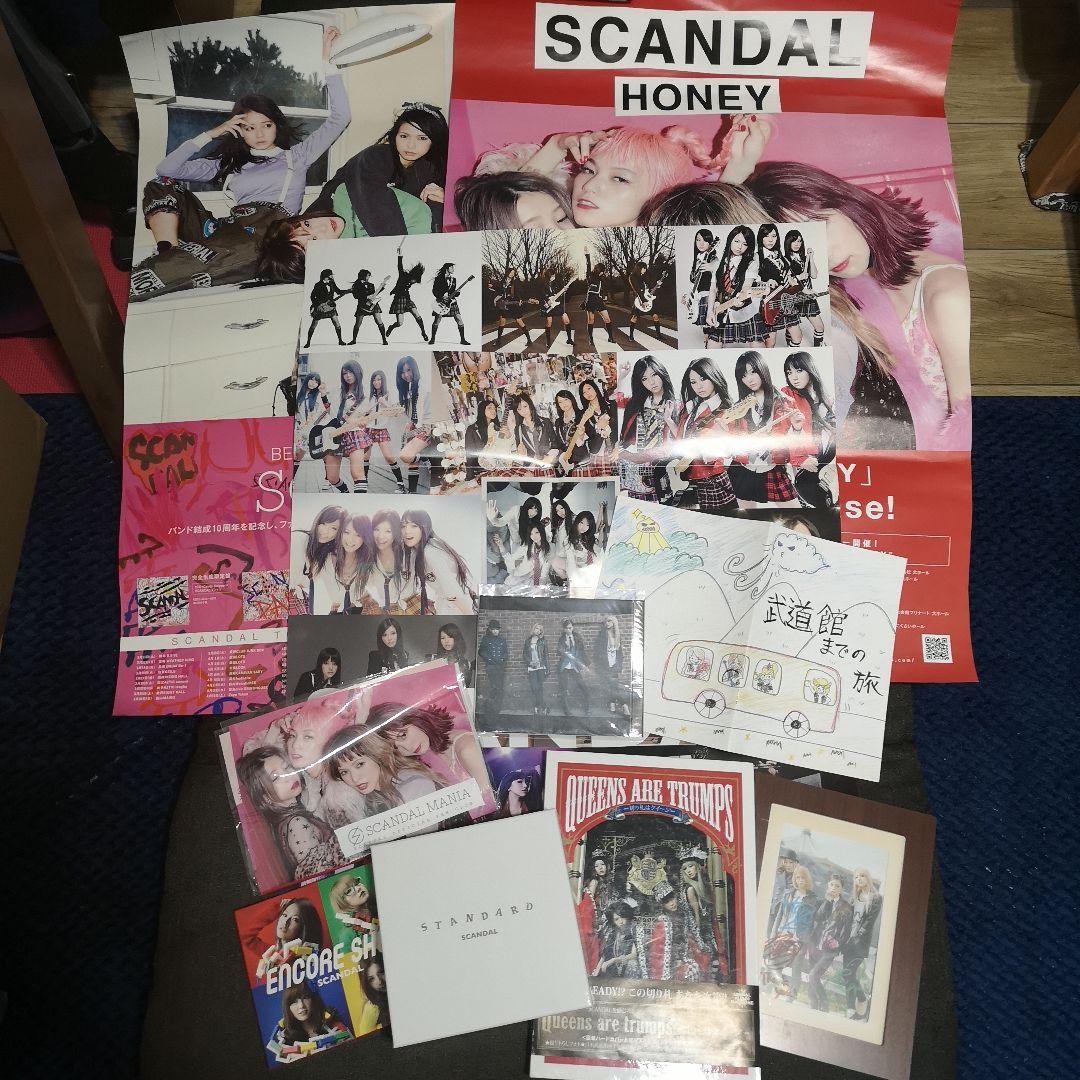 SCANDAL 限定ポスター&サイン SCANDAL 直筆サインポスター FILA✖️SCANDAL
