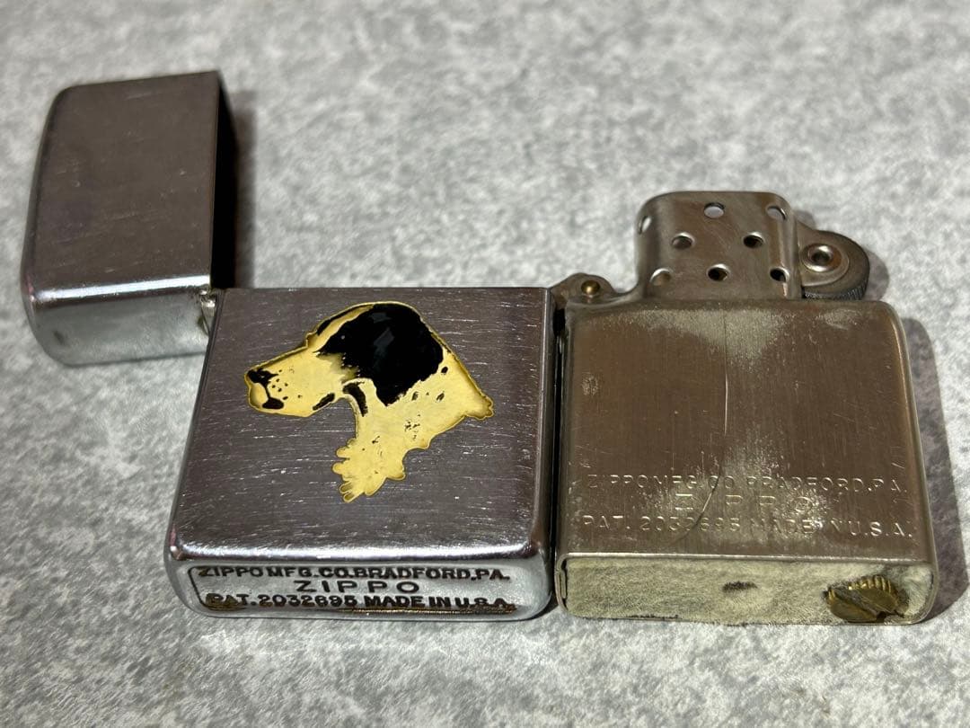 ビンテージzippo タウン&カントリー セッター犬 1949年-1951年