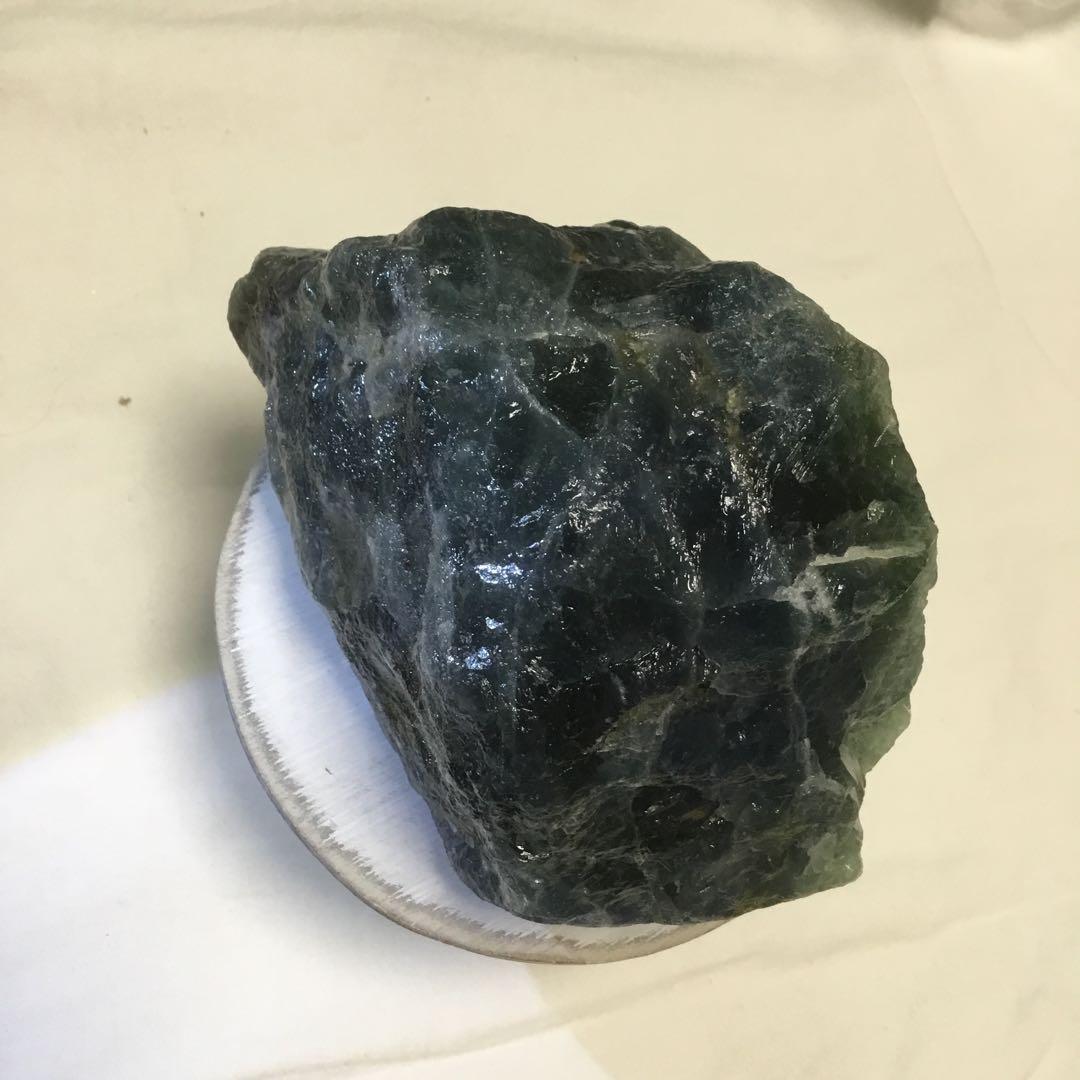 蛍光鉱物 強蛍光フローライト 約1,200g 産地湖南省 蛍石