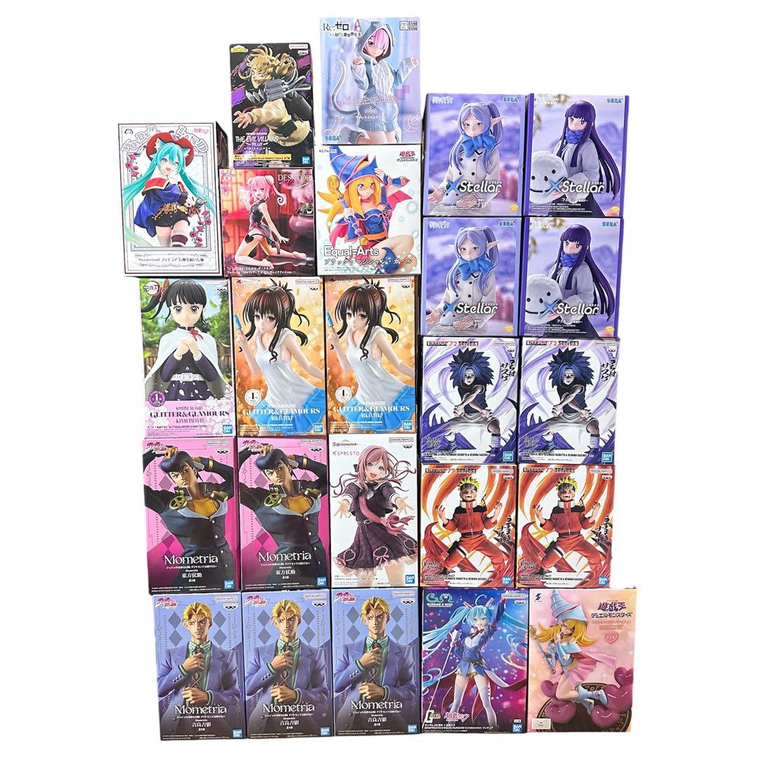 プライズフィギュア 24体 まとめ売り ジョジョ 鬼滅の刃 ナルト