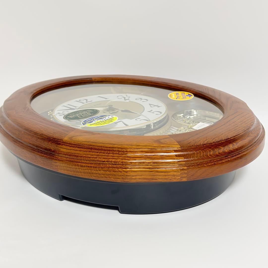 【激レア】リズム からくり時計 掛時計 4MH833WB06