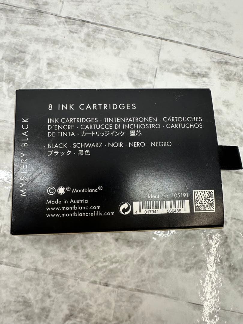 MONT BLANC 万年筆 インクカートリッジ付き ペン先750刻印