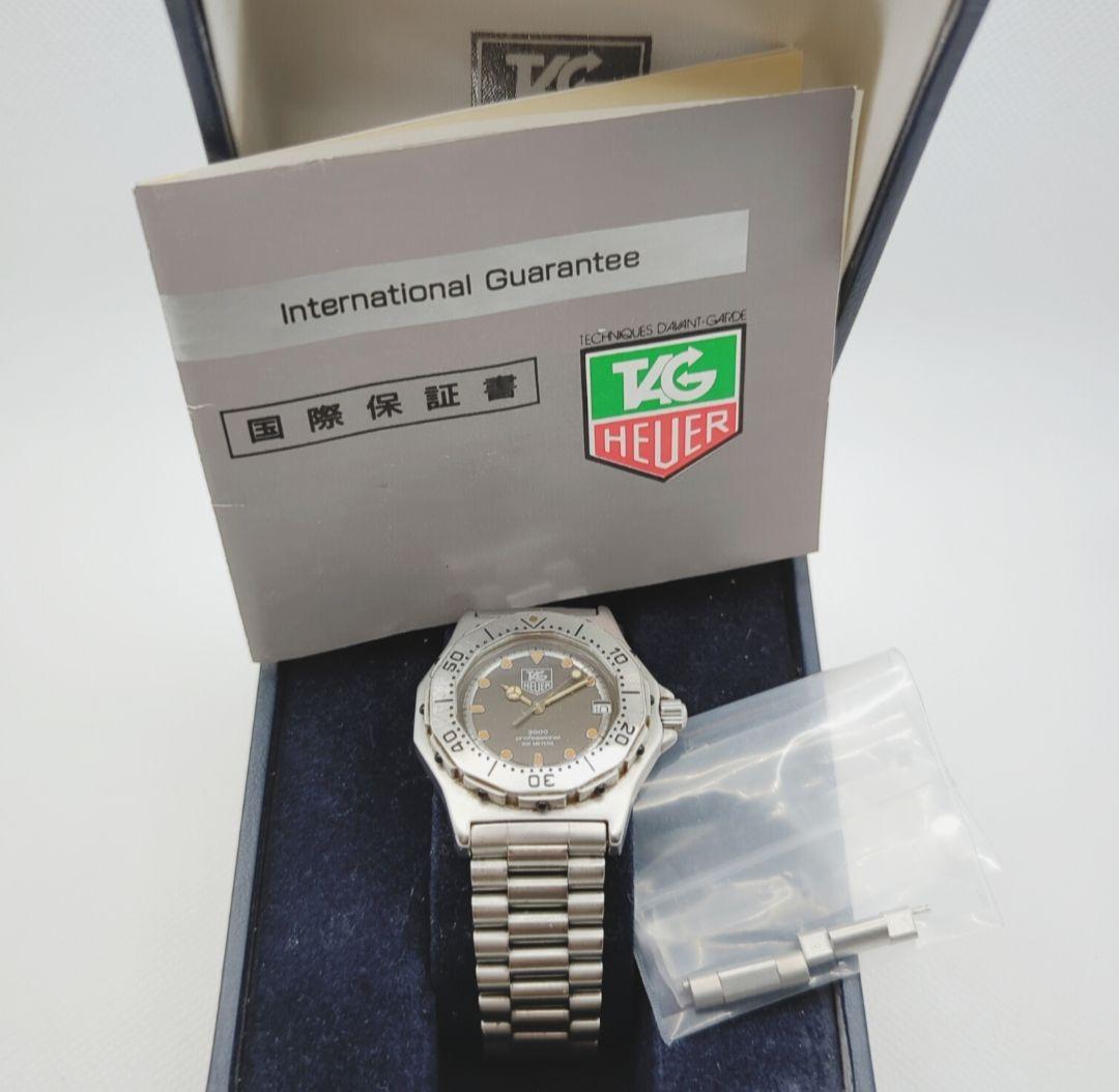 【箱 コマ付き】TAG HEUER プロフェッショナル3000 デイト