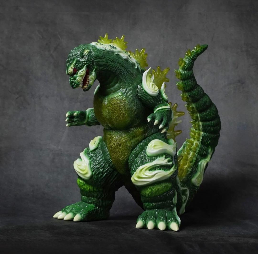 GODZILLA VINYL ARTゴジラ浮世ノ絵 翠 Frog Tree