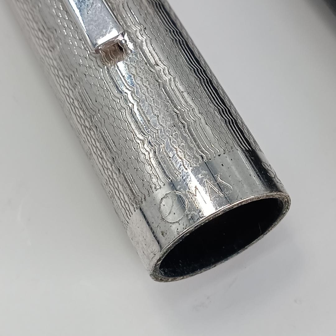 OMAS オマス 万年筆 18K イタリア S2001 ブラック×シルバー