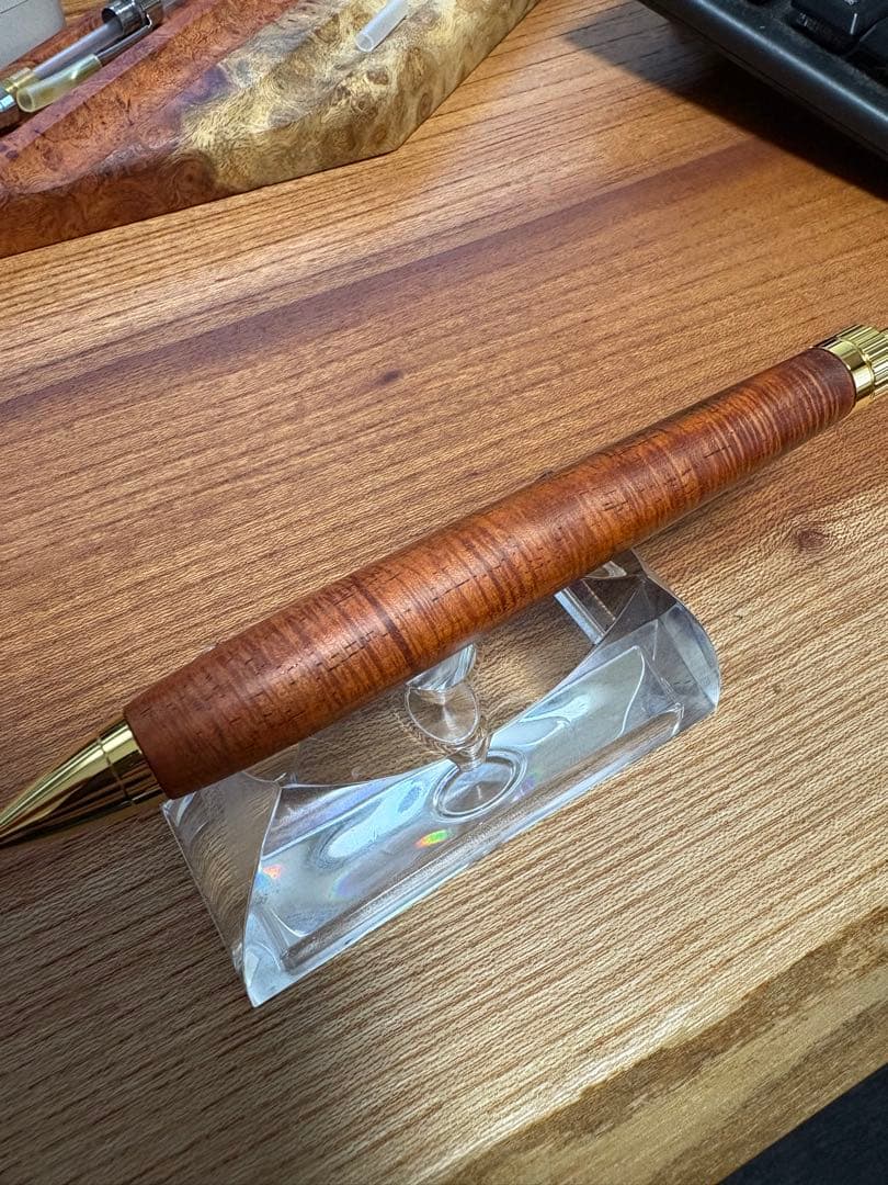 524極上 サイアミーズローズウッド シアメース 木軸シャーペン ボールペン