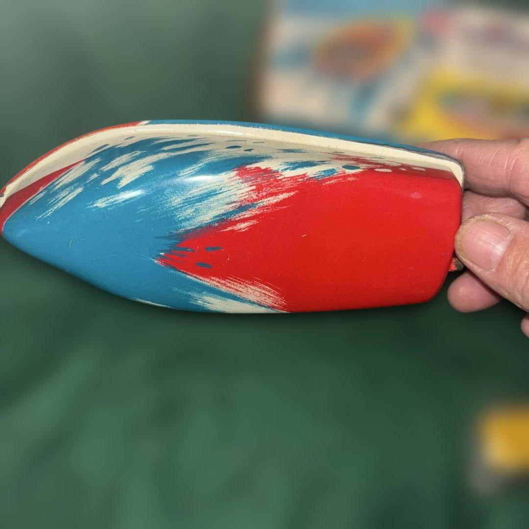 ポンポン船 赤・青・黄色 約20cm