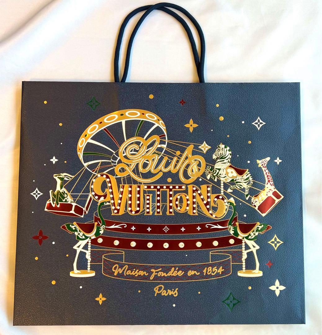 ✼美品✼ ルイヴィトン クリスマス限定 ショッパー 紙袋 大 - メルカリ