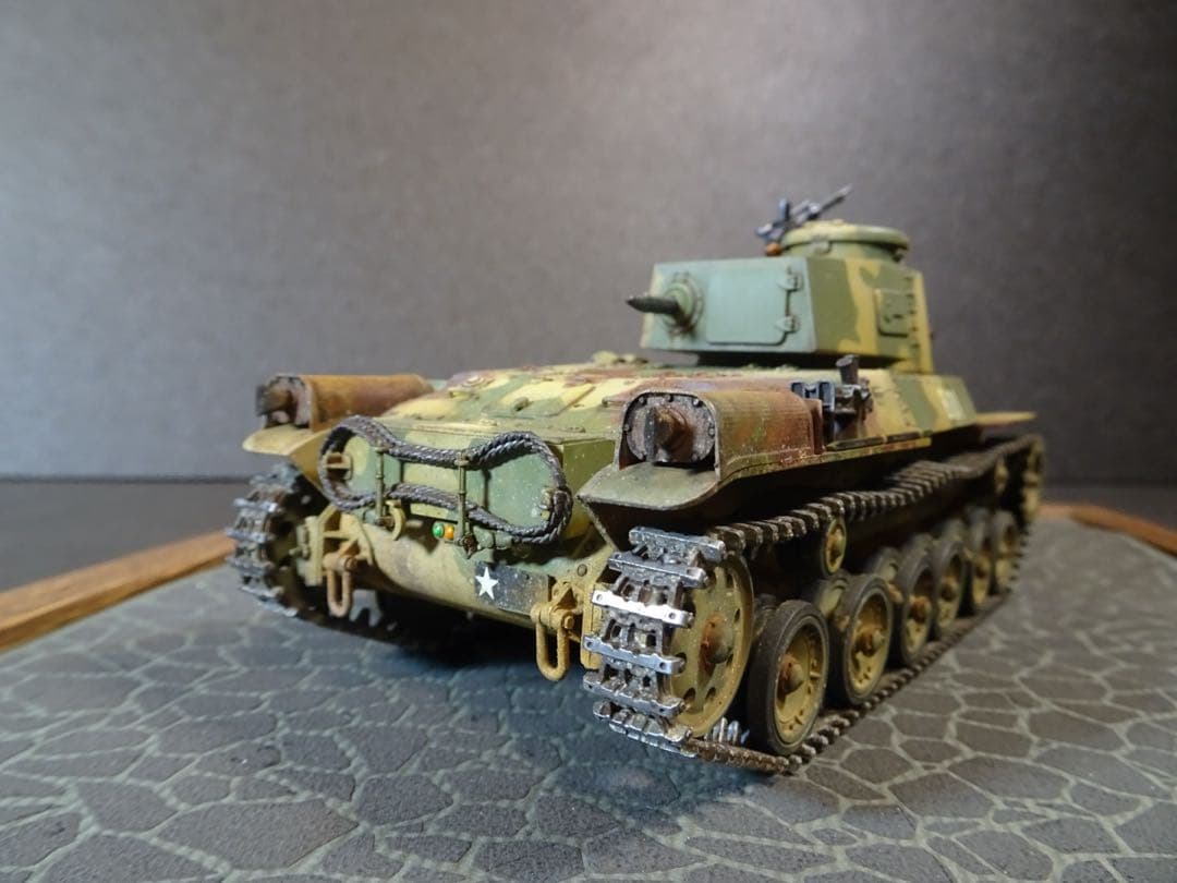 タミヤ1/35 日本陸軍97式中戦車改　戦車プラモデル　完成品