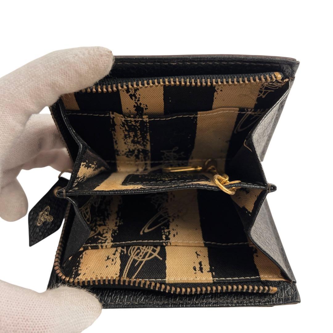 Vivienne Westwood ブラック レザー ケース 7654
