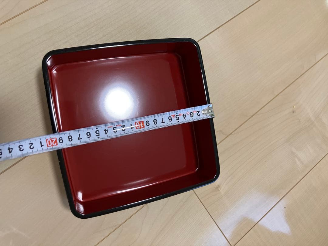 本漆塗り重箱　3段