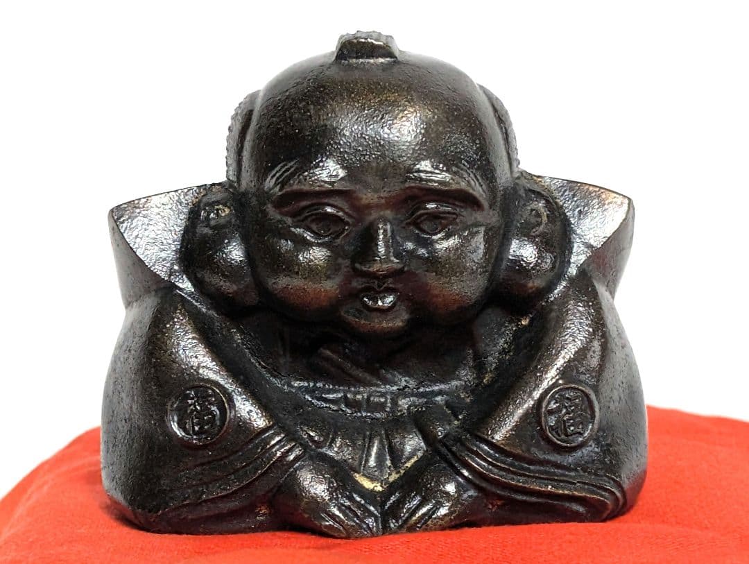 福助　文鎮　オブジェ　置物