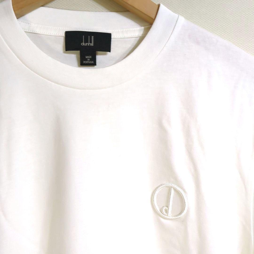 新品 dunhil クルーネック Tシャツ ホワイト Lサイズ メンズ