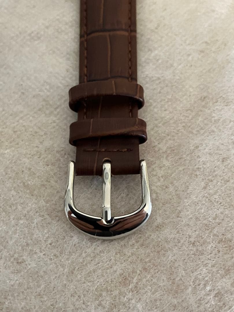 値下げ 稼働★PHILIPPE CHARIAL QZ腕時計 電池、皮ベルト新品