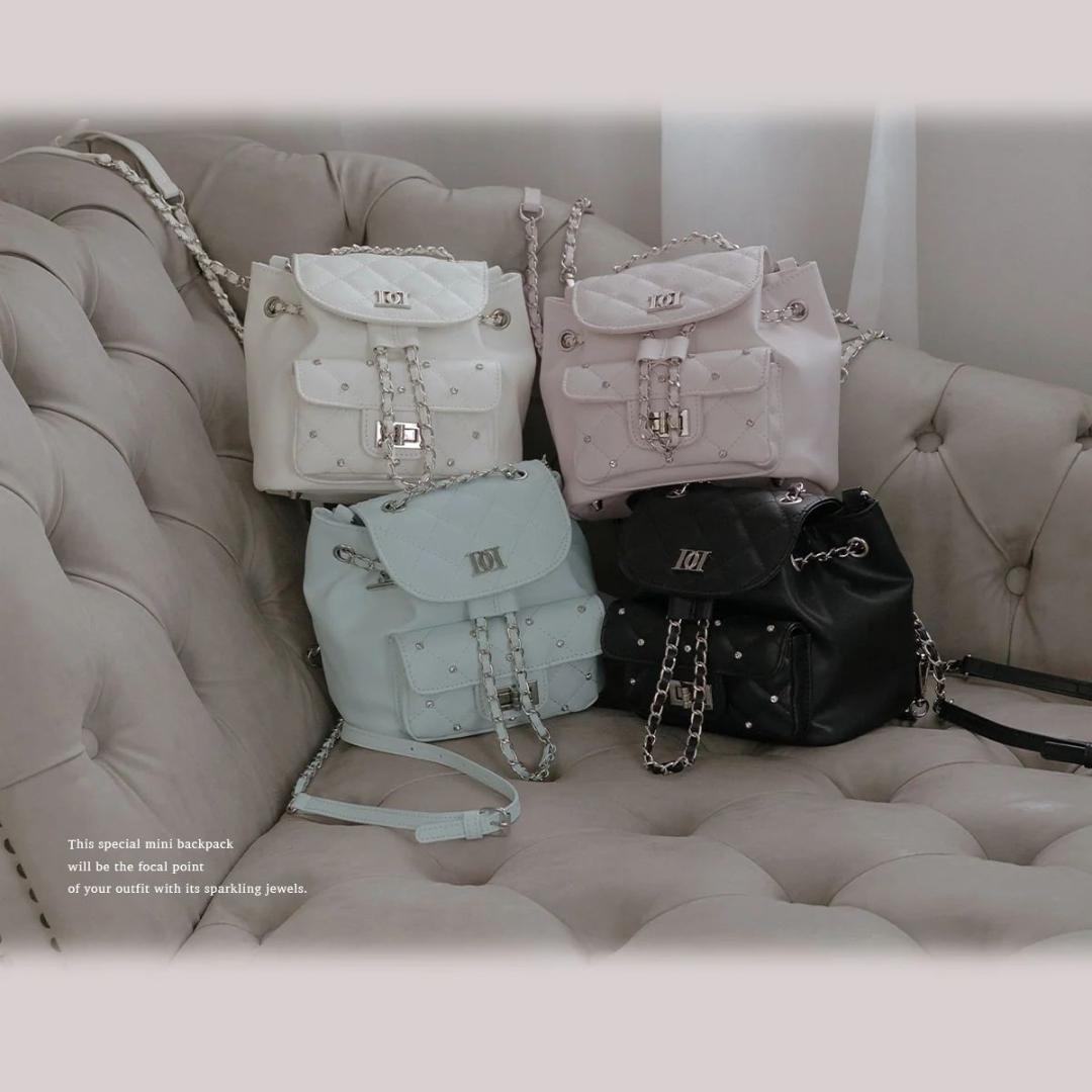 ダーリッチ darich キルティングビジューミニリュック PNK ピンク