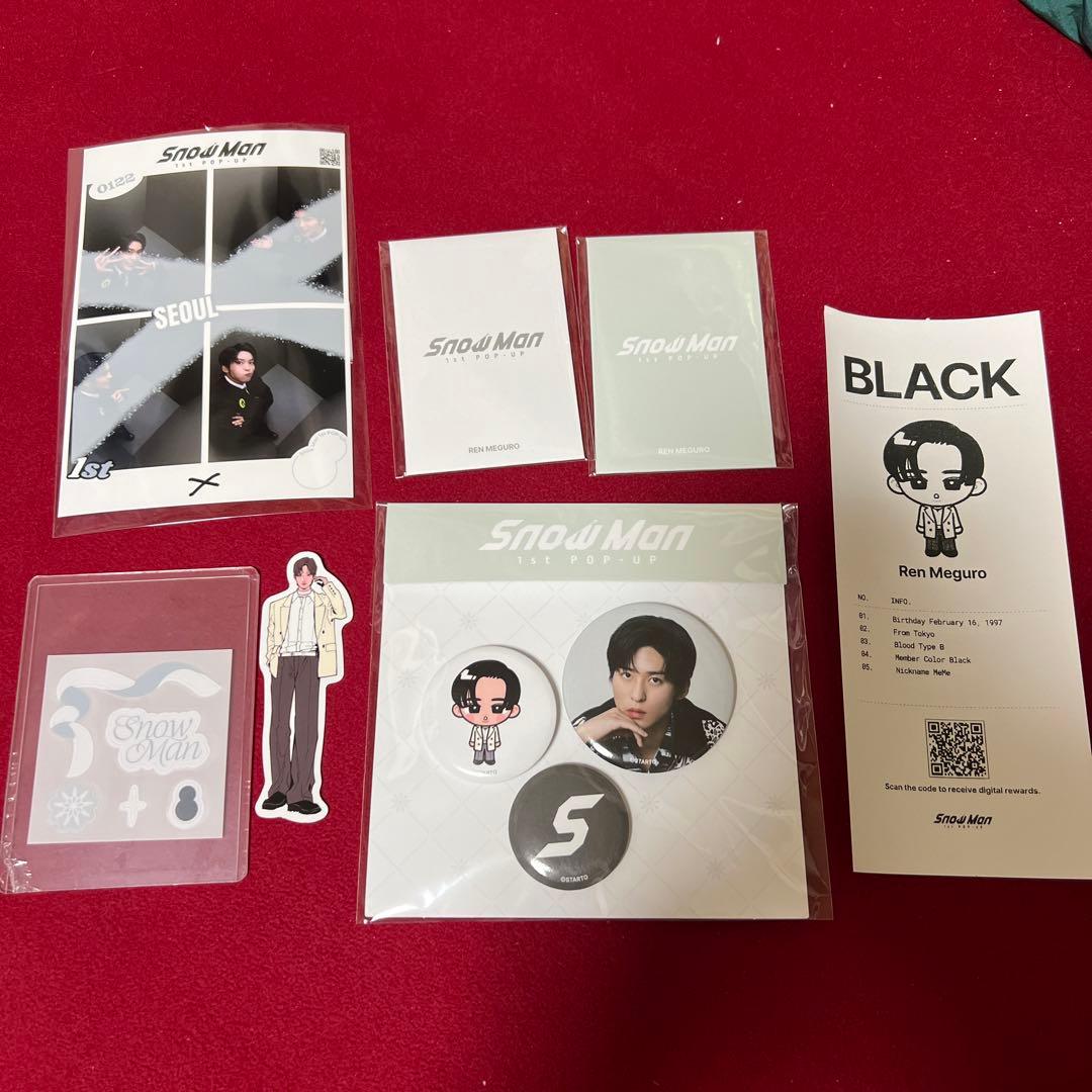 韓国限定】Snowman POPUP ソウル 目黒蓮 8点 グッズ