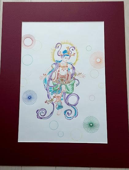 五十嵐由家　仏画365　定自在王菩薩