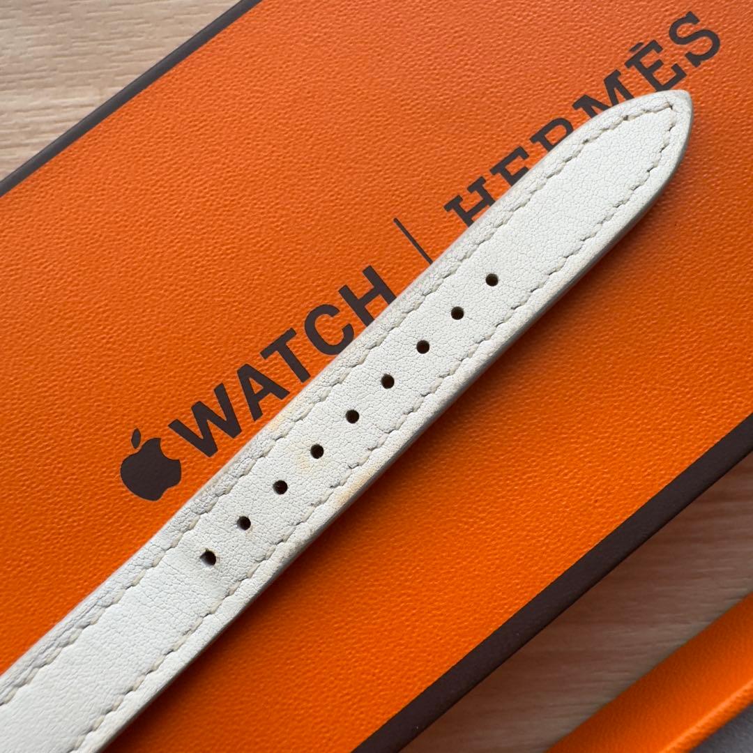 Apple Watch エルメス ホワイト 二重
