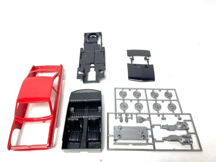 未組み立て 1/20 マツダファミリア ロータリークーペ小松崎茂絵 レア初期