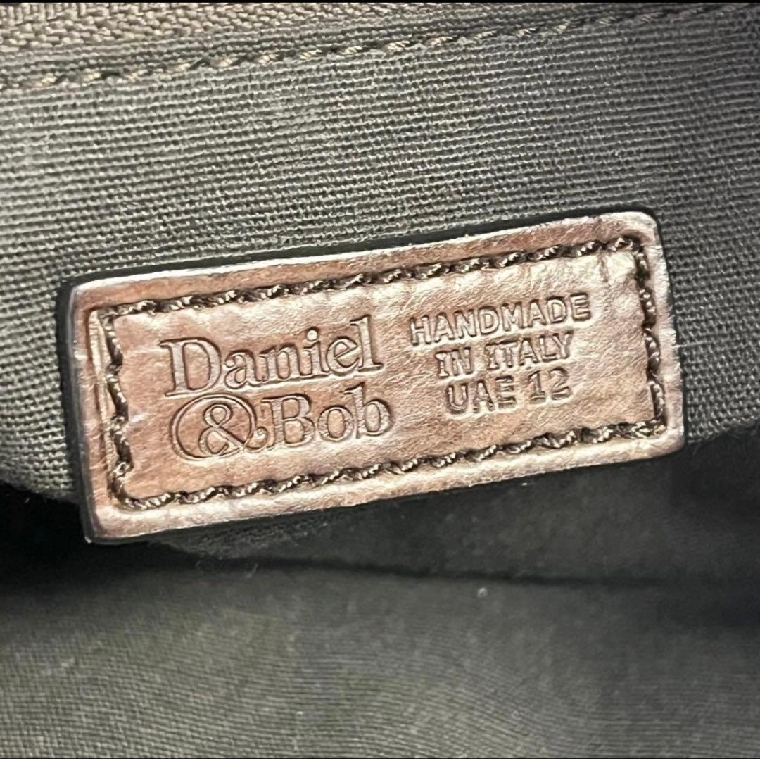 【希少】ダニエル&ボブ　レザー　ヴィンテージ加工　ビジネスバッグ