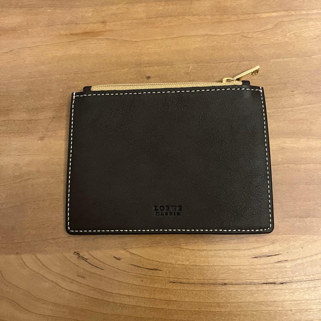 LOEWE スウェード レザー ケース カードケース アナグラム