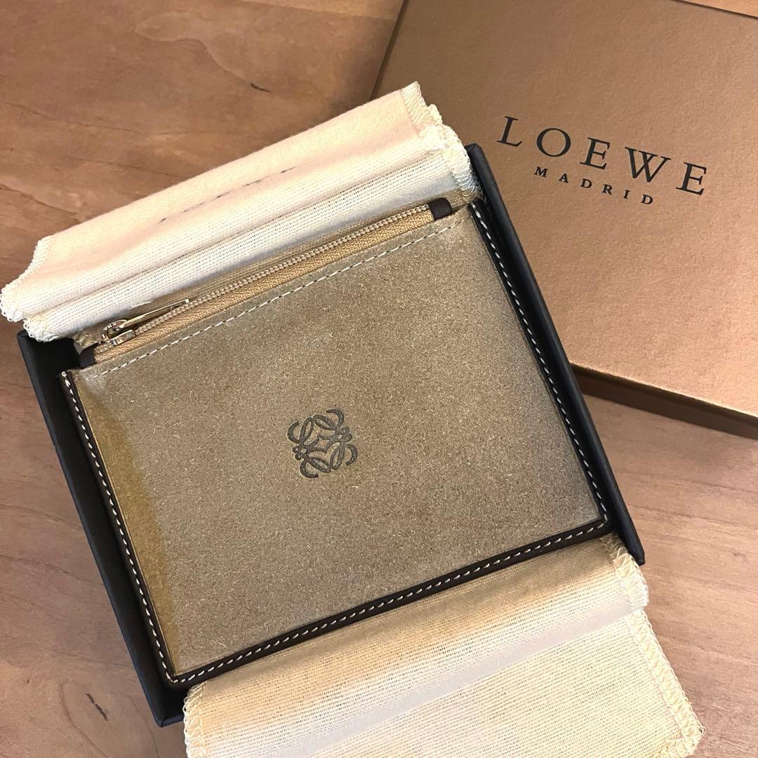 LOEWE スウェード レザー ケース カードケース アナグラム