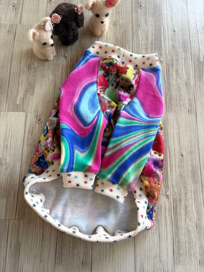 犬服 ラグラン(L) ꒡̈⃝Lily꒡̈⃝ハンドメイド - メルカリ