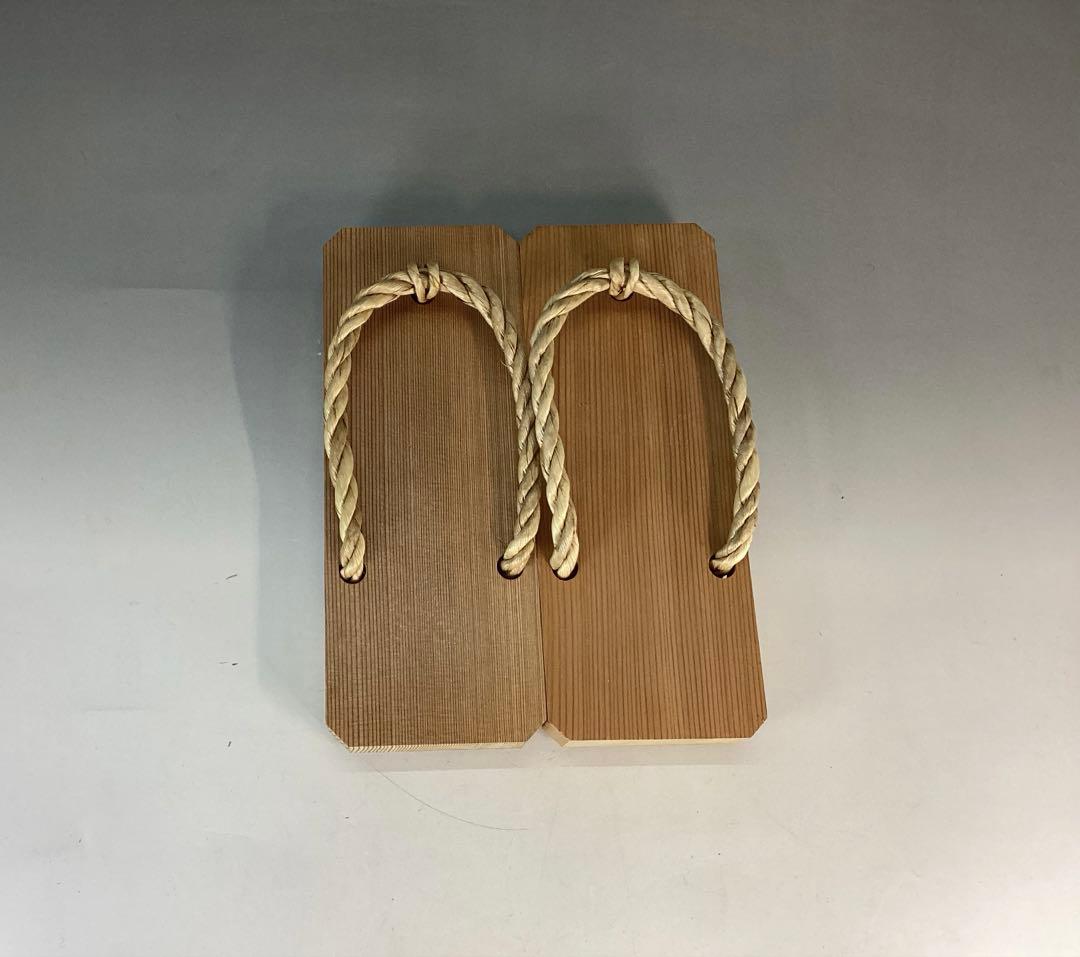 中古品】露地下駄 駒下駄 3足セット（紙箱）