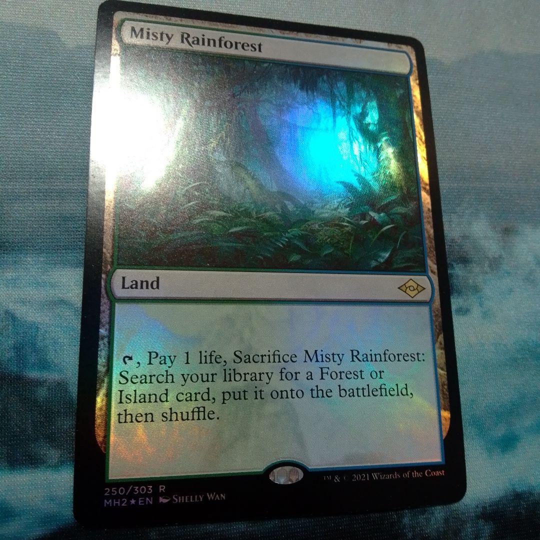 MTG《霧深い雨林》英語foil - メルカリ