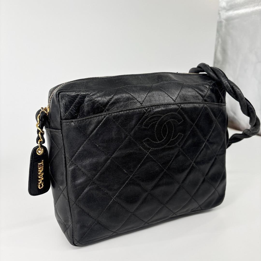 美品 シャネル マトラッセ ココマーク ロープ ヴィンテージ ショルダーバッグ