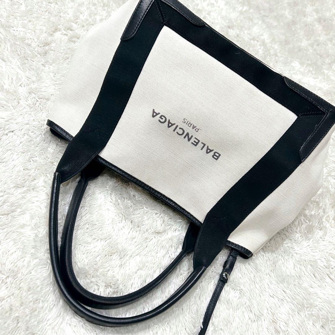 バレンシアガ カバスS トートバッグ キャンバス アイボリー