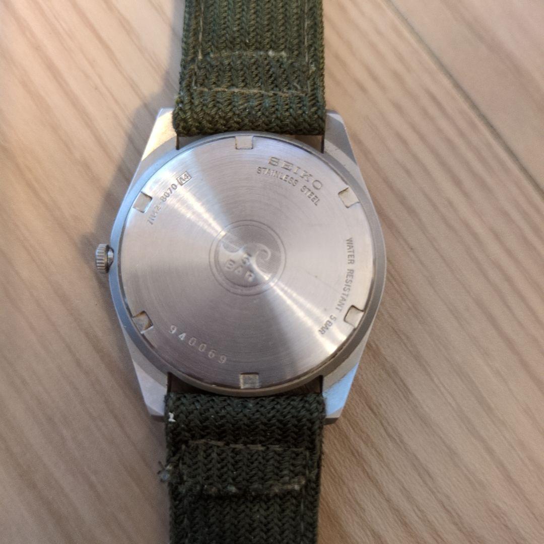 電池交換済 SEIKO アナログ腕時計 WATER RESIST 50M