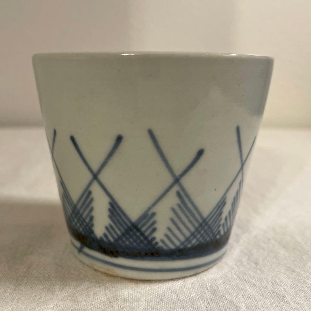 伊万里 草文　蕎麦猪口　江戸中から後期