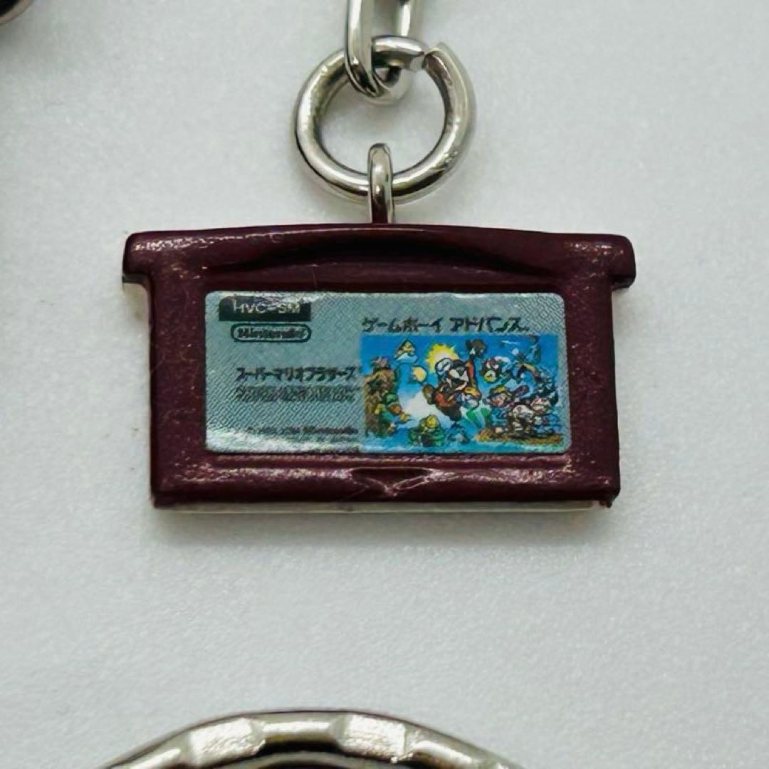 n*♪様 ゲームボーイアドバンスSP 4個セット キーホルダー カセットイン タ