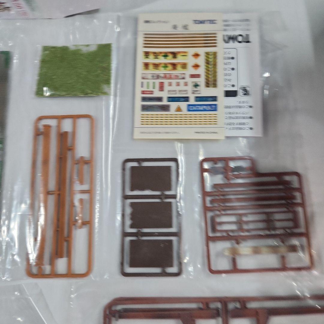 ジオコレ 1/150「廃墟&解体中の建物×2種&作業足場等」5点セット