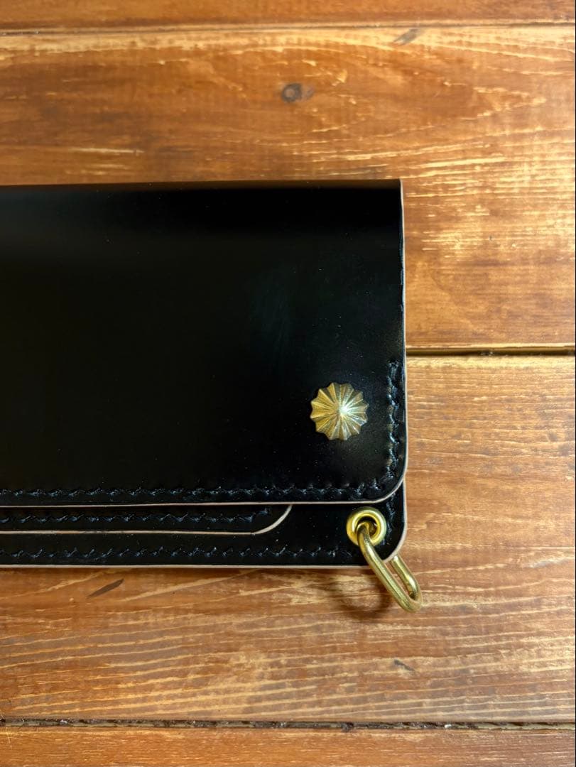 【年末セール】トラッカーウォレット TW-03 コードバン ミドルサイズ