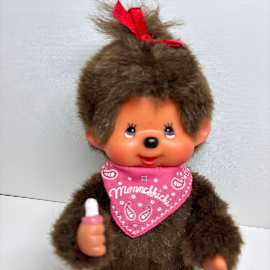 2002年発売 ポキポキ モンチッチ バンダナ ピンク 女の子 1376