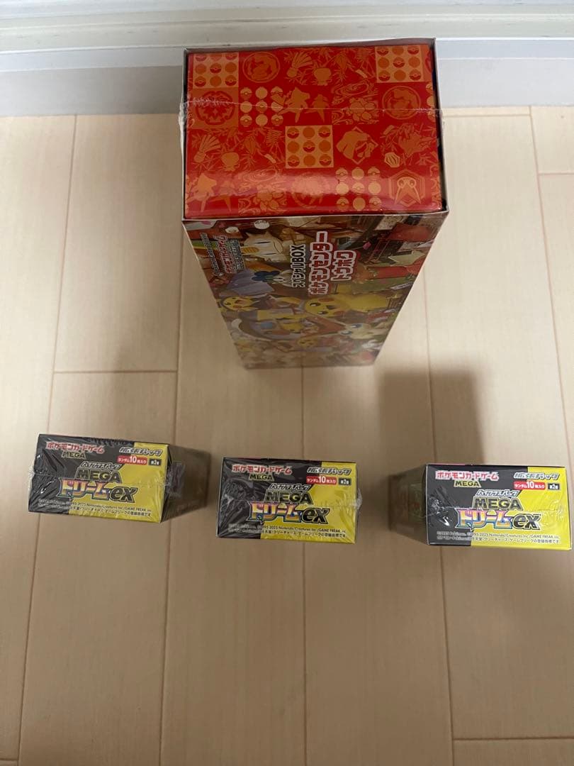 ポケモンセンター限定 MEGAドリームEXボックス3box.トホク1box