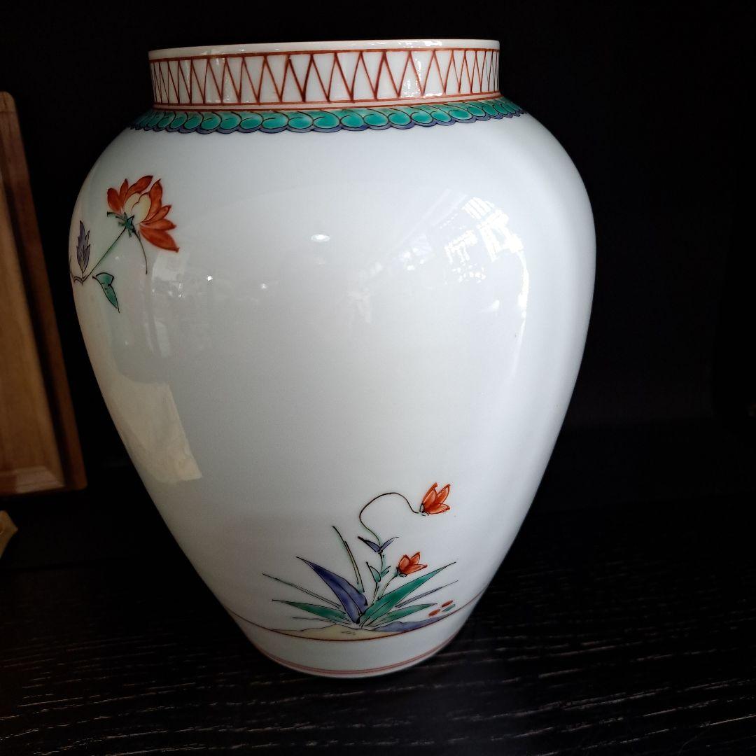 お値下げ中 人間国宝 十三代 酒井田柿右衛門 牡丹鳥文